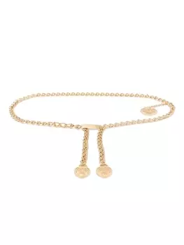 Dsquared2 цепочный ремень Open Your Heart, золотистый