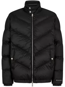 Dsquared2 chevron puffer jacket, черный