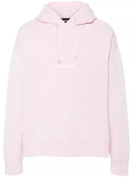 Dsquared2 декорированное худи, розовый