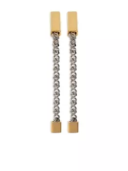 DSQUARED2 длинные серьги, серебряный