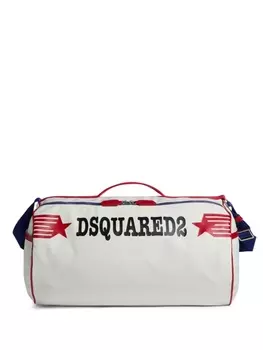 Dsquared2 дорожная сумка с логотипом, белый