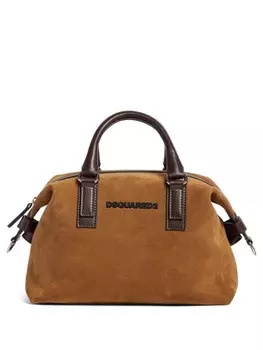DSQUARED2 дорожная сумка с логотипом, нейтральный цвет