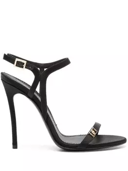 Dsquared2 dSQUARED2 115 мм атласные сандалии, черный