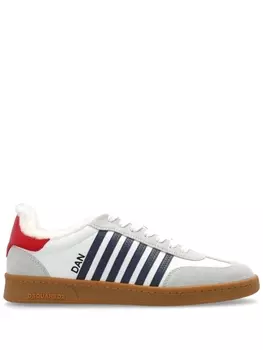 Dsquared2 dSQUARED2 Кроссовки-боксеры из кожи, белый
