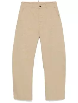 Dsquared2 dSQUARED2 потертые брюки, нейтральный цвет