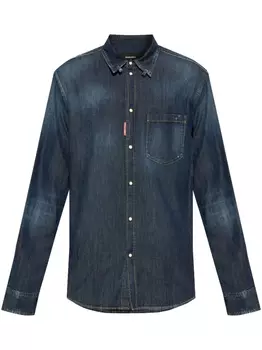 DSQUARED2 джинсовая рубашка, синий