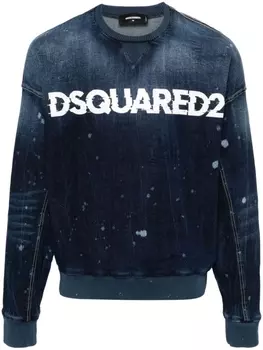 Dsquared2 джинсовая толстовка Cipro, синий