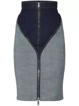DSQUARED2 джинсовая юбка-карандаш, синий