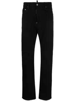 Dsquared2 джинсы 642 прямого кроя, черный
