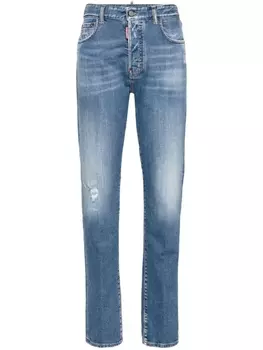 Dsquared2 джинсы 642 прямого кроя, синий