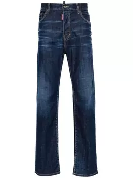 Dsquared2 джинсы 642 прямого кроя, синий