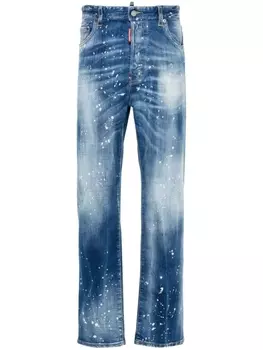 Dsquared2 джинсы 642 с логотипом, синий
