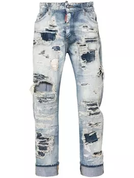 Dsquared2 джинсы Big Brother с эффектом потертости, синий