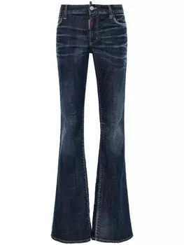Dsquared2 джинсы bootcut средней посадки, синий