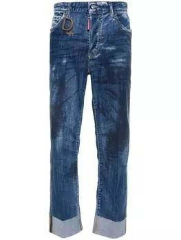 Dsquared2 джинсы Boston прямого кроя, синий