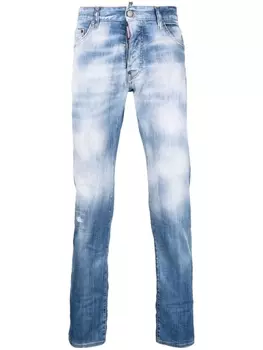 Dsquared2 джинсы Cool Guy с эффектом потертости, синий