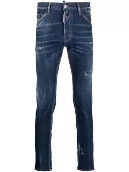 Dsquared2 джинсы Cool Guy узкого кроя, синий