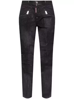 Dsquared2 джинсы DSQUARED2 с эффектом потертости, черный