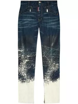Dsquared2 джинсы DSQUARED2 с брызгами краски, синий