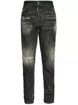 Dsquared2 джинсы DSQUARED2 с потертостями, черный