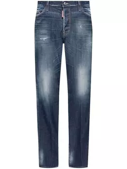 Dsquared2 джинсы DSQUARED2 средней посадки с эффектом потертости, синий