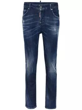 DSQUARED2 джинсы Jennifer средней посадки, синий