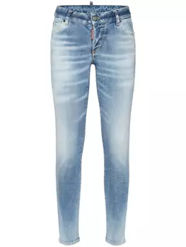 DSQUARED2 джинсы Jennifer средней посадки, синий