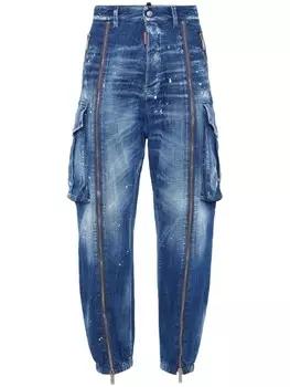 DSQUARED2 джинсы карго, синий