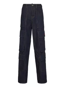 DSQUARED2 джинсы карго, синий