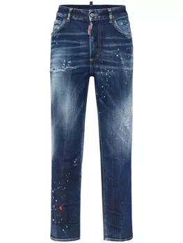 DSQUARED2 джинсы прямого кроя, синий