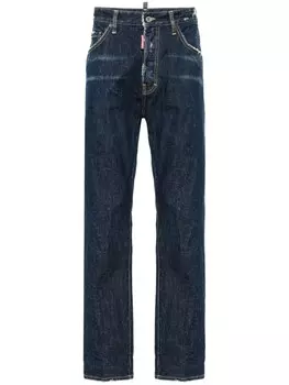 DSQUARED2 джинсы с эффектом потертости, синий