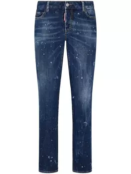 Dsquared2 джинсы с эффектом разбрызганной краски, синий