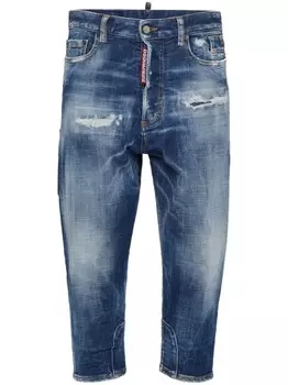 Dsquared2 джинсы с эффектом разбрызганной краски, синий