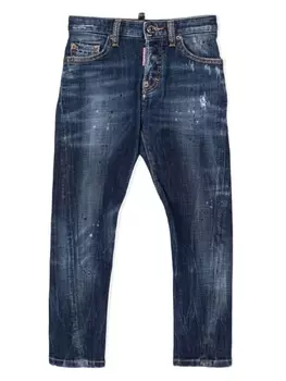 Dsquared2 джинсы с логотипом, синий