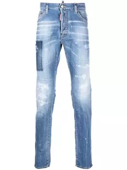 Dsquared2 джинсы с логотипом, синий