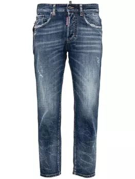 DSQUARED2 джинсы с логотипом, синий