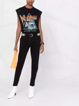 DSQUARED2 джинсы с нашивкой-логотипом, черный