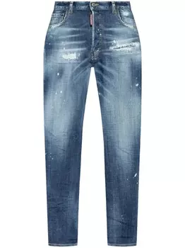 Dsquared2 джинсы с нашивкой-логотипом, синий