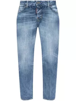 Dsquared2 джинсы с нашивкой-логотипом, синий