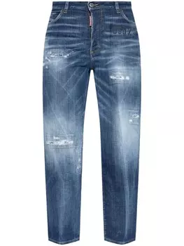 Dsquared2 джинсы с нашивкой-логотипом, синий