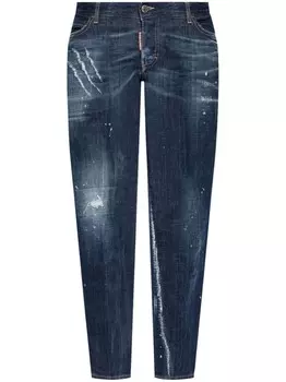 Dsquared2 джинсы с нашивкой-логотипом, синий