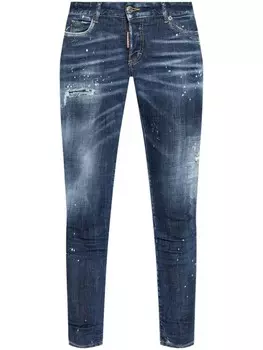 Dsquared2 джинсы с нашивкой-логотипом, синий