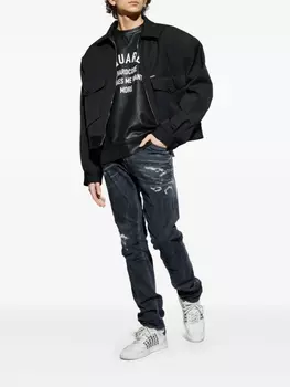 DSQUARED2 Джинсы-скейтеры, синий