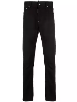 Dsquared2 джинсы скинни с логотипом, черный