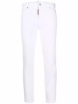 Dsquared2 джинсы скинни с заниженной талией, белый