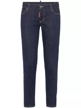 Dsquared2 джинсы скинни с заниженной талией, синий