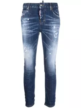 Dsquared2 джинсы скинни, синий