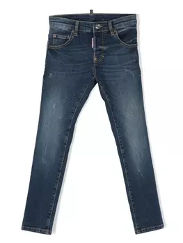Dsquared2 джинсы скинни, синий