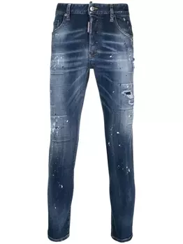 Dsquared2 джинсы скинни, синий