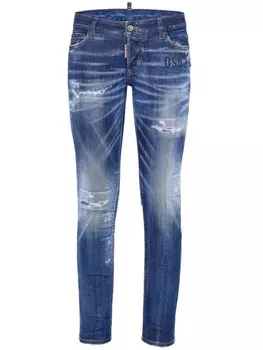 DSQUARED2 джинсы скинни, синий